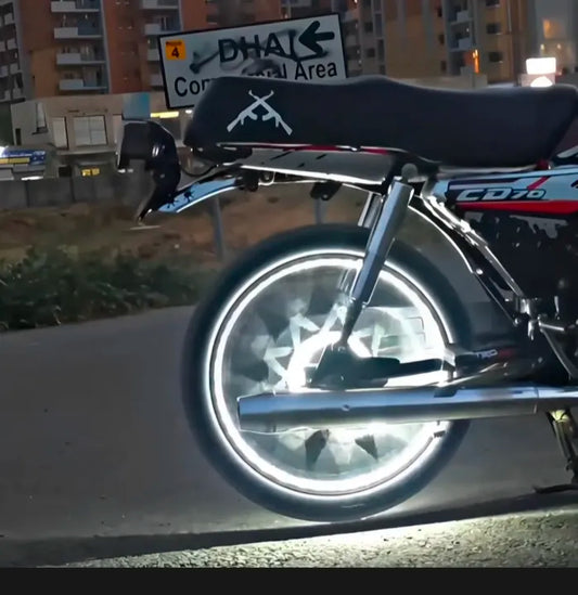 Bike LED Strip DRL Light For Bik-Motorcycle | Upgrade your Bike Universal Strip Light Dual Color