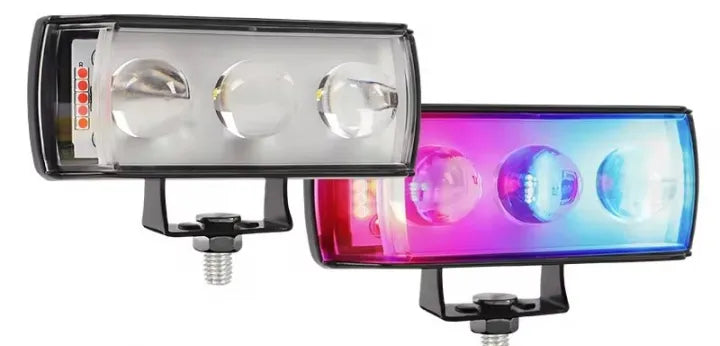 1 Pic Projecter 4 Lens Light| 4 Color White,Yellow,Red,Blue & Flashing