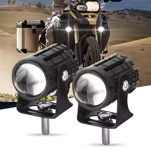 2 PCS Mini Driving Light for Motorcycles, Cars, Jeeps - Spot Light LED Bike Light, Night Vision Projector Lense, Turtle Lights, Fog Light Mini