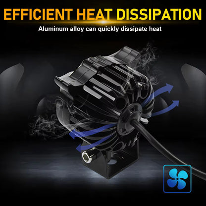 (2 pcs) OWL Shape Fog Yellow-White & Flash light Low & High Beam Owl Plastic Body Spot Light for All Cars And Bikes 9V-60V 40W Ratings 116