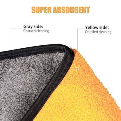 "3x Premium Microfiber Cloth - Ultra soft, Scratch-free, Super Absorbent"