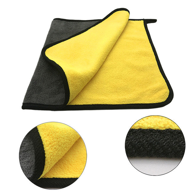 "3x Premium Microfiber Cloth - Ultra soft, Scratch-free, Super Absorbent"