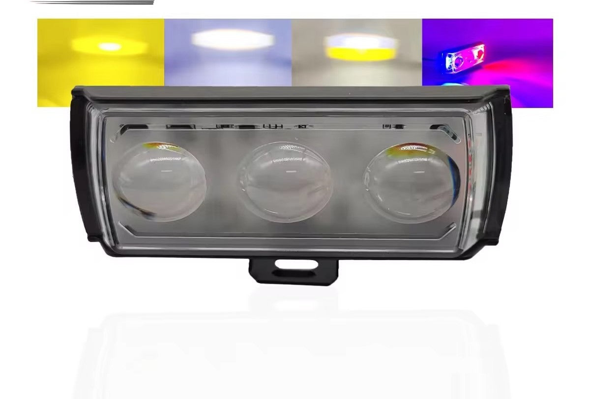 1 Pic Projecter 4 Lens Light| 4 Color White,Yellow,Red,Blue & Flashing