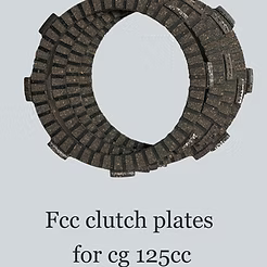 FCC clutch plates for cg 125cc full original