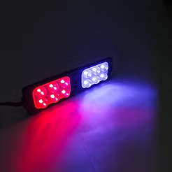 Red blue flash light