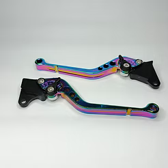 Clutch & brake lever set fancy adjustable