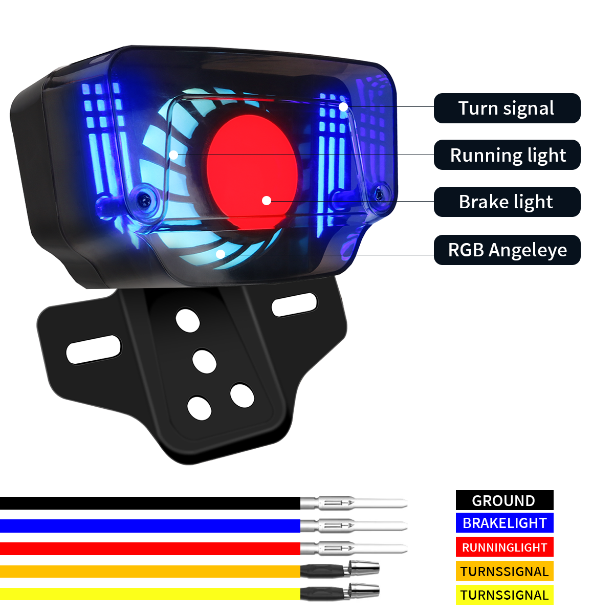 LED Taillight 
 Brake Lights Fits for CG125 & also CD 70