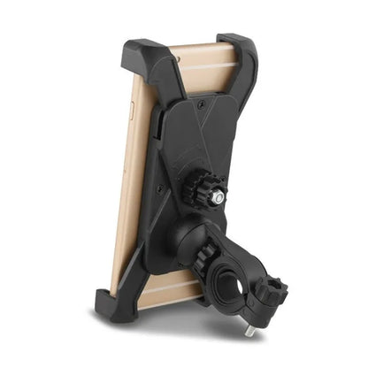 Universal Motorcycle Bike & Bicycles Mobile Phone Holder Stand for Handlebar Driving / Navigation for All Smart phones
